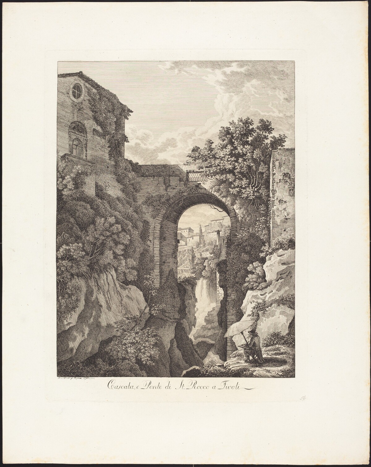 Cascata e Ponte di San Rocco a Tivoli