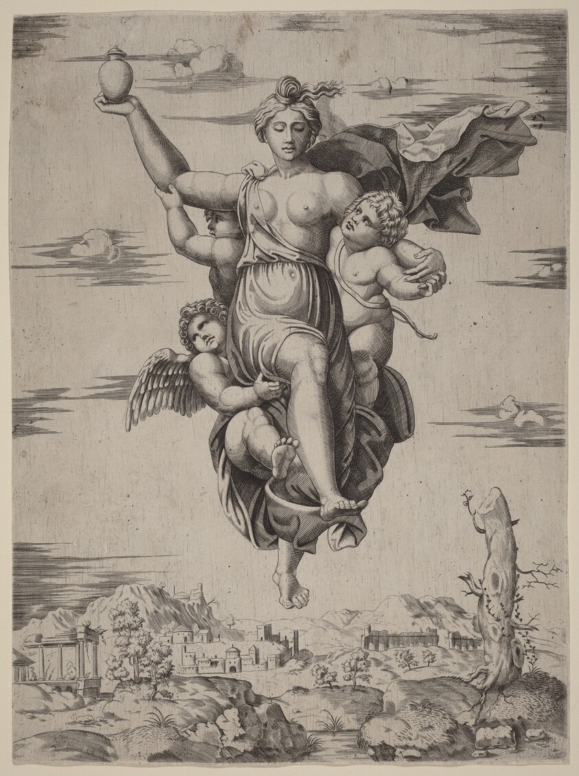Psyche Carried to Olympus