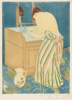 Woman Bathing, Mary Cassatt, 1890-1891