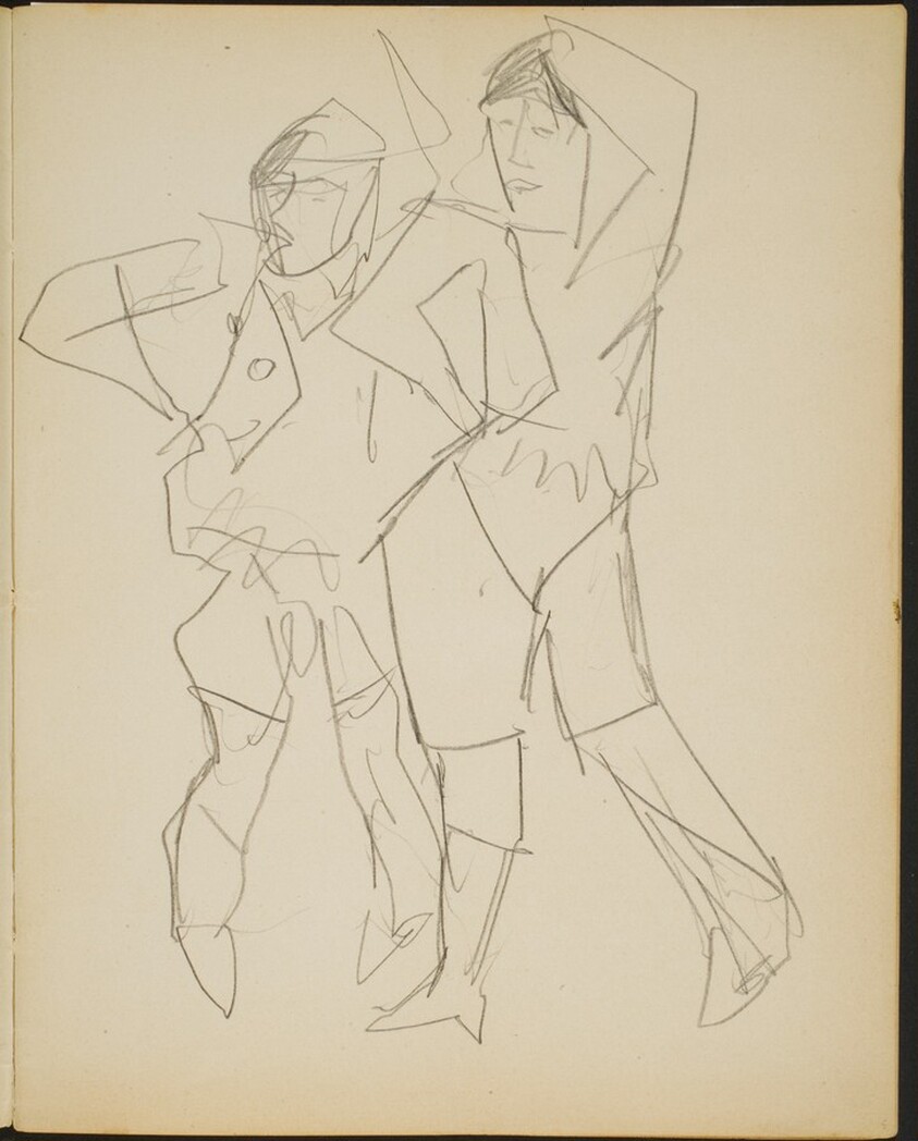 zwei posierende Figuren (Two Posing Figures) [p. 5]