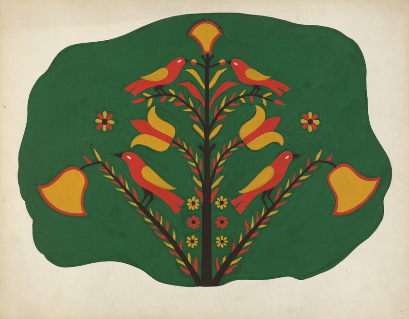 Study for Proposed Portfolio "Decorated Chests of Rural Pennsylvania"