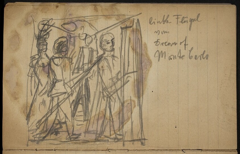 Linker Flügel von Dream of Monte Carlo (Left leaf of Dream of Monte Carlo) [p. 10]