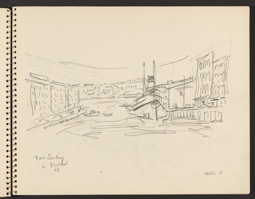 First Landing in St. Johns, New Brunswick