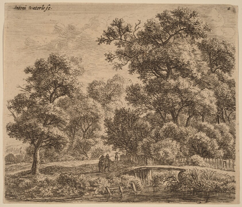Wooded Landscape with a Bridge