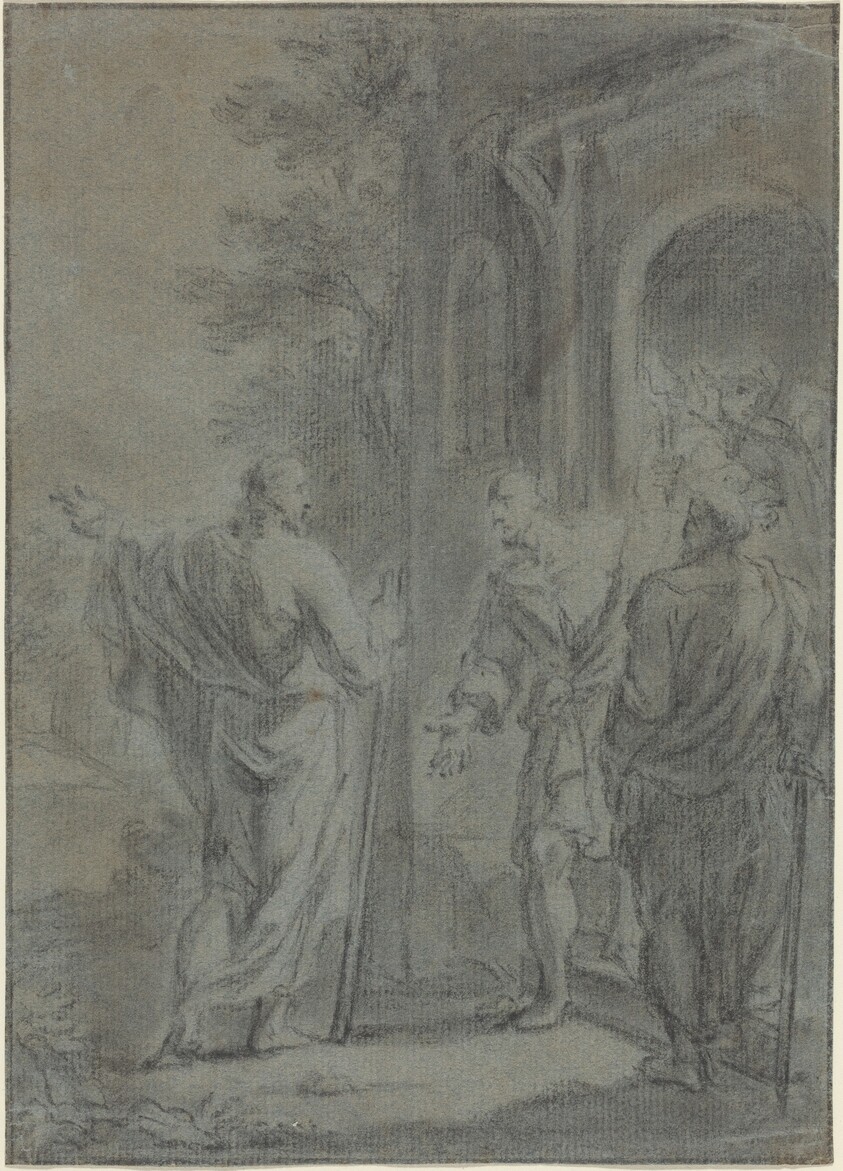 Figures (Christ Calling One of the Apostles?)