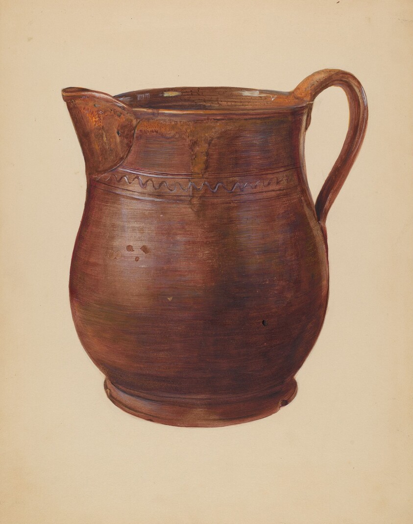 Earthenware Pitcher