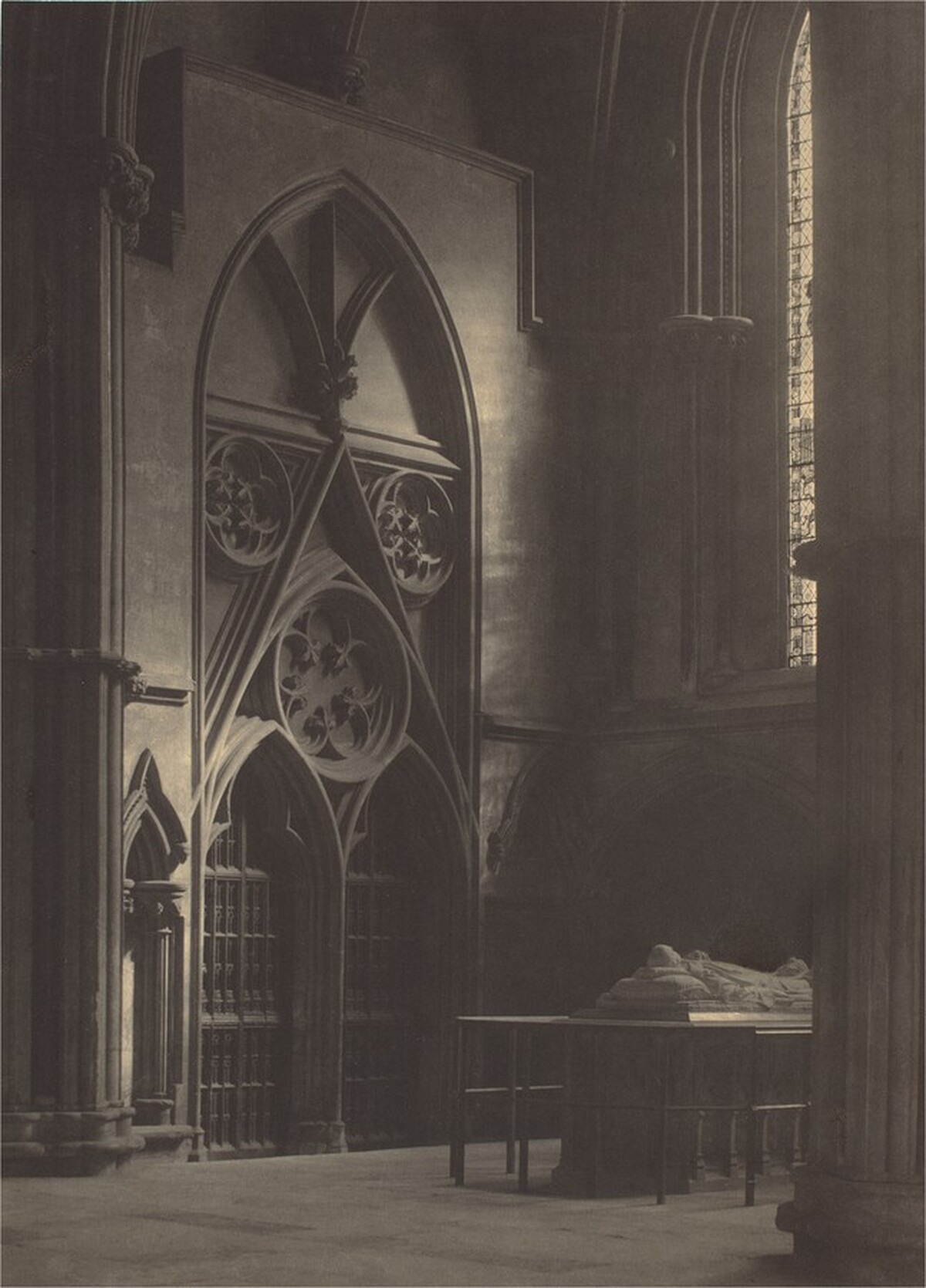 York Minster, North Transept: "In Sure and Certain Hope"