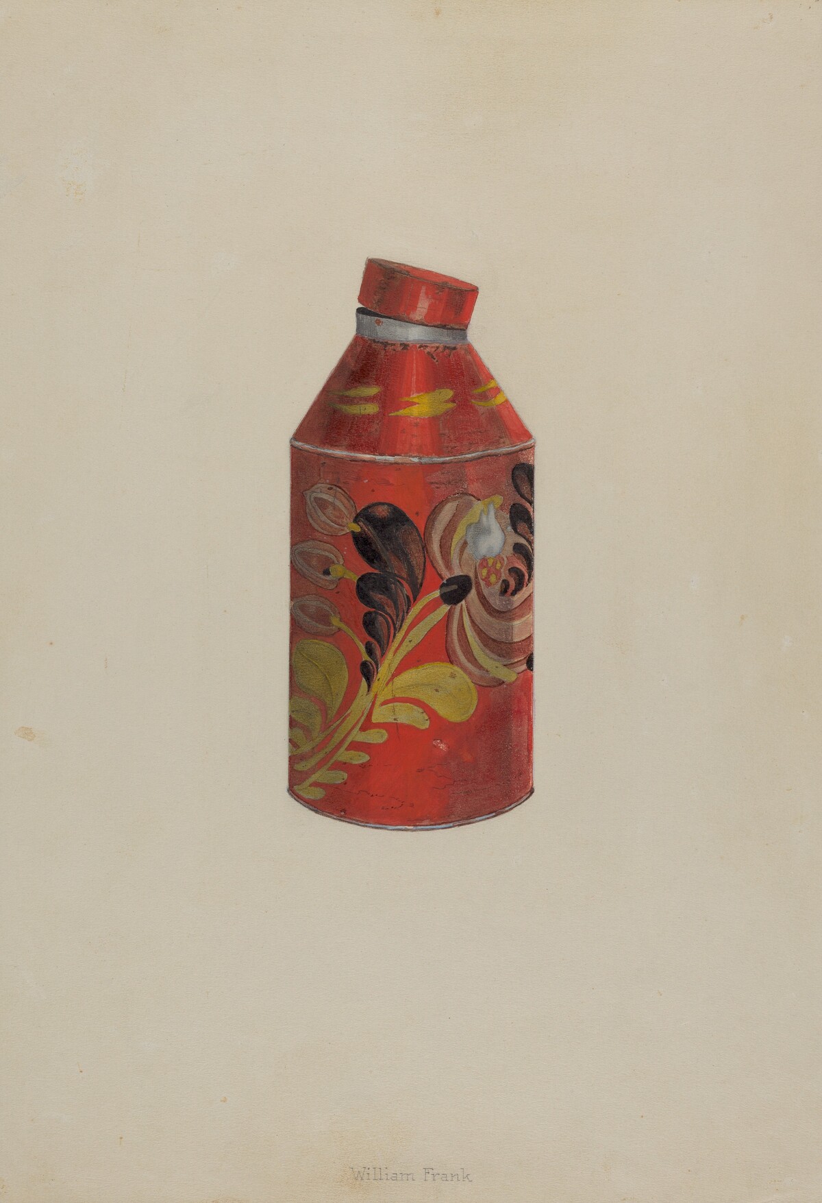 Toleware Tea Caddy