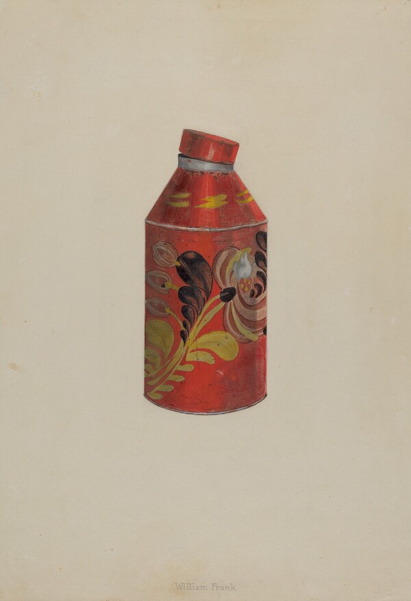 Toleware Tea Caddy