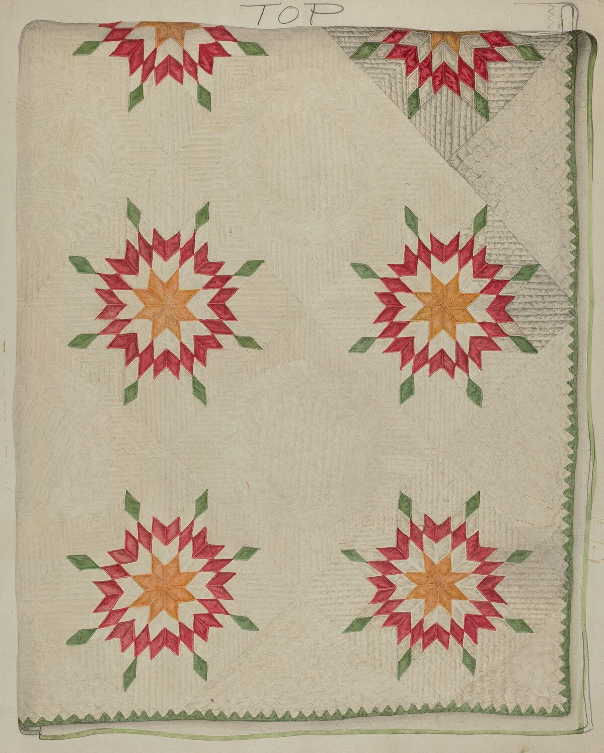 Quilt - Applique Patterns with Border