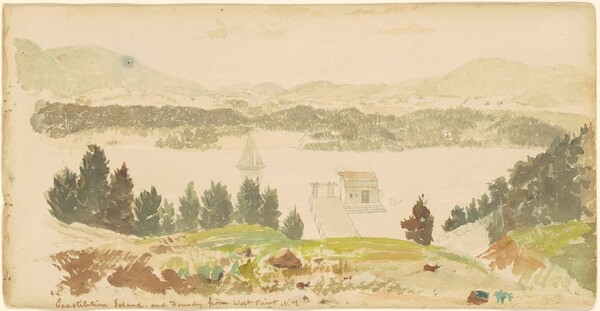 Constitution Island and Foundry from West Point, New York
