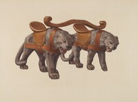 Carousel Panthers, Dorothy Handy, c. 1938