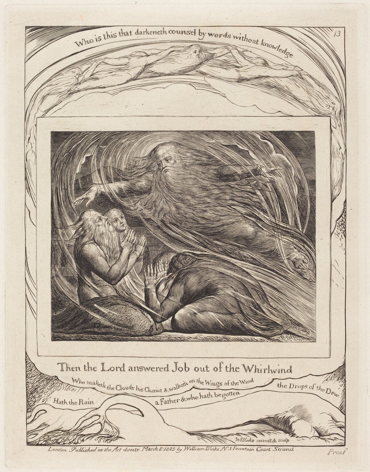 The Lord Answering Job out of the Whirlwind