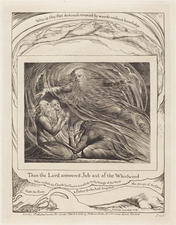 The Lord Answering Job out of the Whirlwind