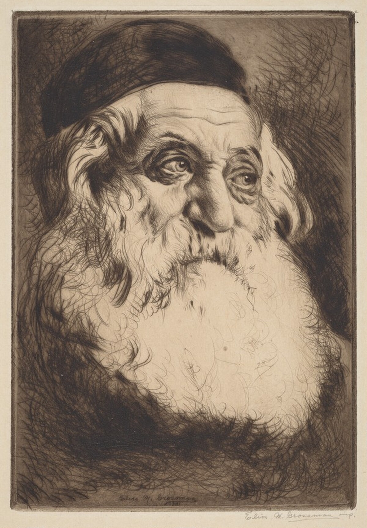 Head of Man with Beard