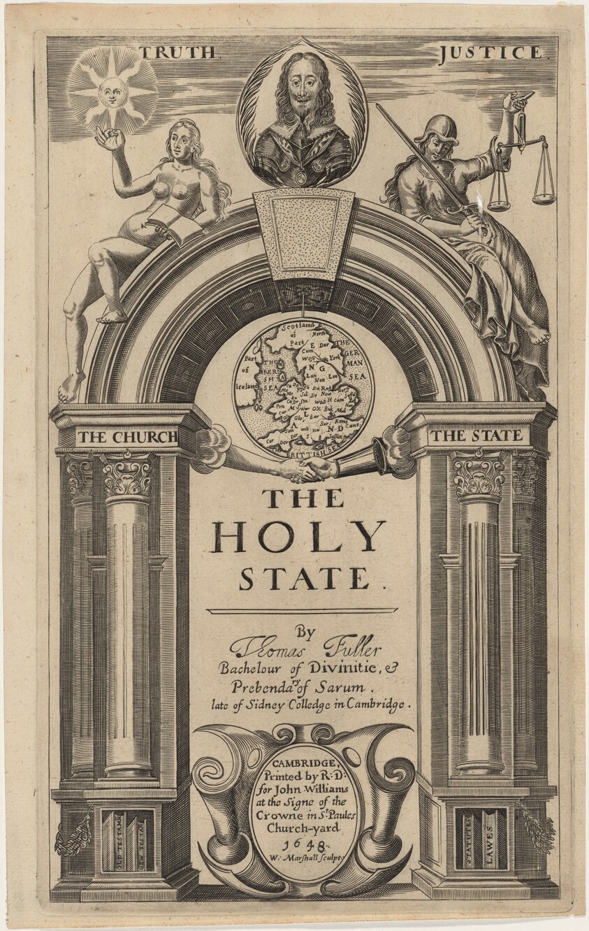 Title page to Thomas Fuller, Holy State