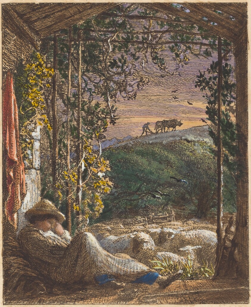 The Sleeping Shepherd; Early Morning