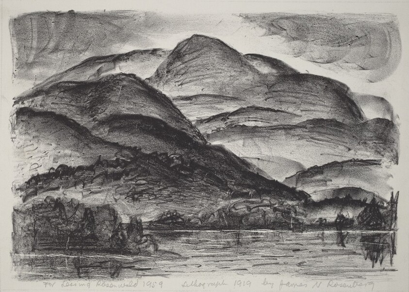 Landscape with Lake and Mountains