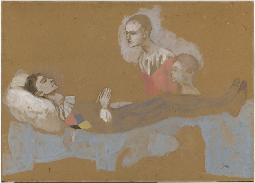 The Death of Harlequin [recto]