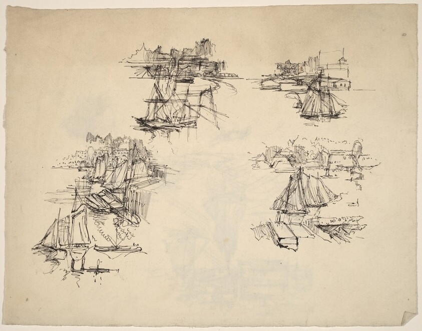 Sailboats, New York Harbor