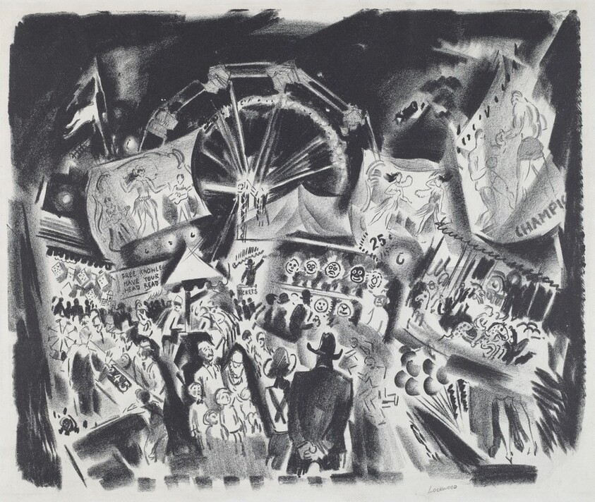 Street Carnival at Night