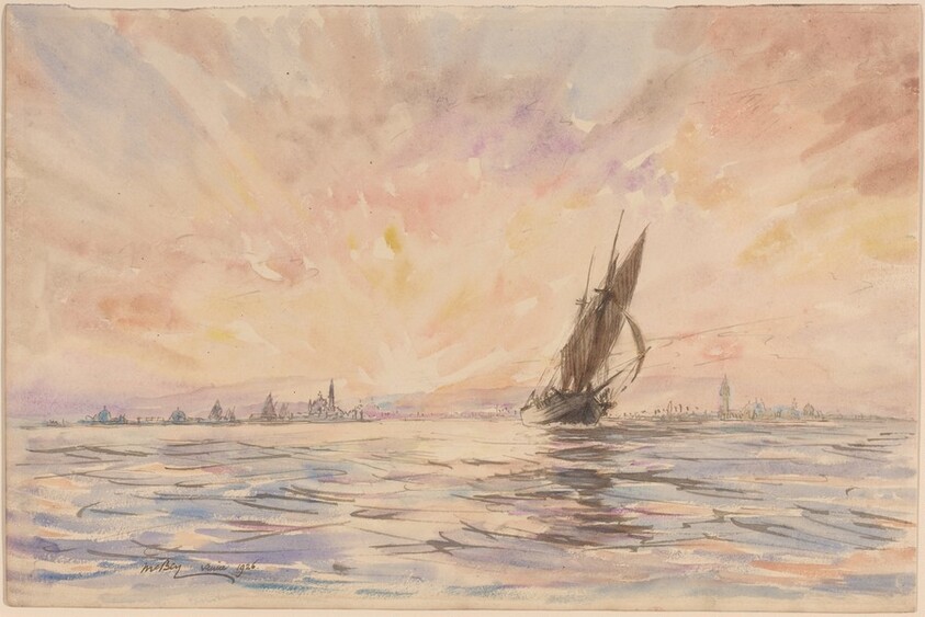A Tartane Leaving Venice