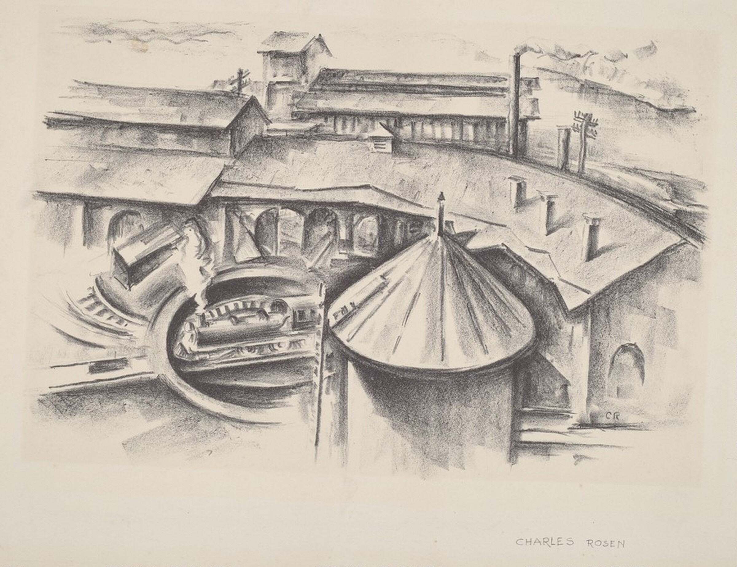 Untitled (The Roundhouse), Charles Rosen, c. 1936-1940