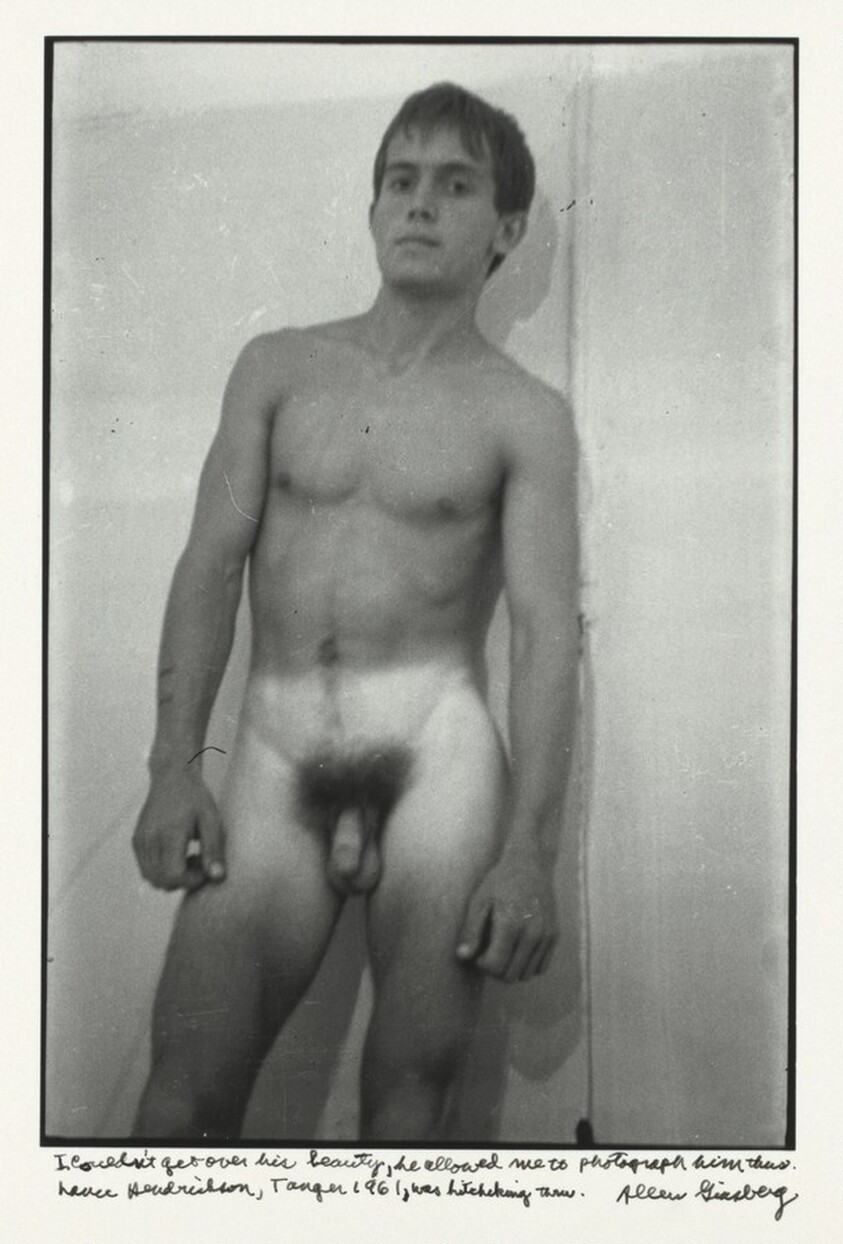 I couldn't get over his beauty, he allowed me to photograph him thus. Lance Hendrickson, Tangier 1961, was hitchhiking thru.