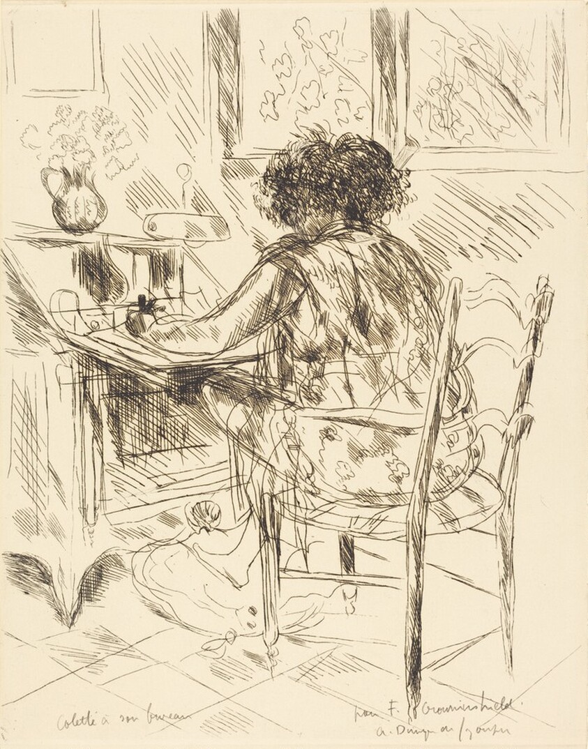 Colette a son bureau