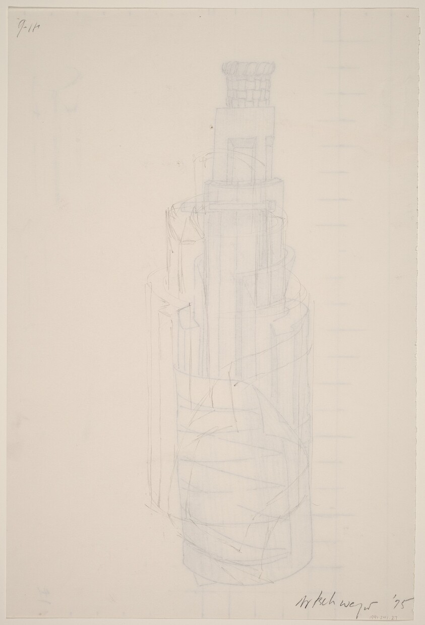 Basket, Table, Door, Window, Mirror, Rug #42 [verso]