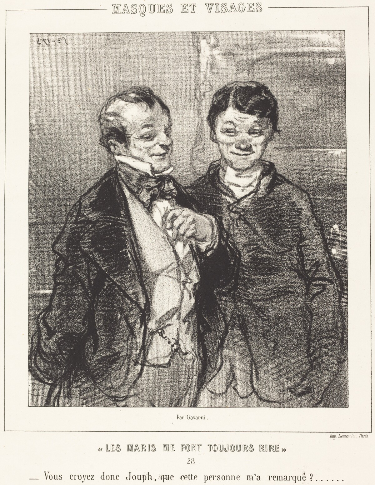 "Les Maris me font toujours rire" (Husbands Always Make Me Laugh)