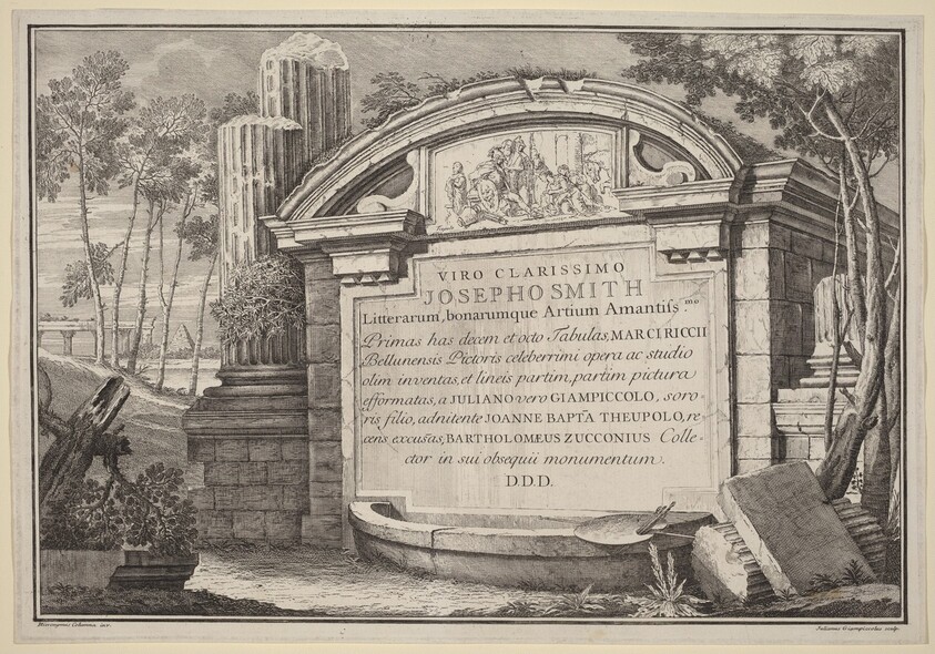 Classical Ruins in a Landscape: frontispiece