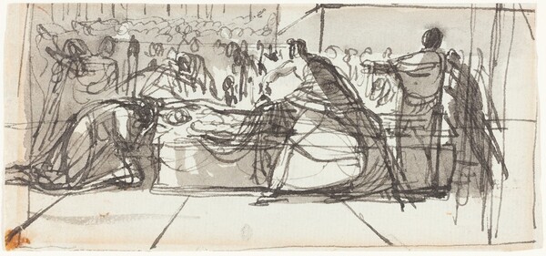 The Laying Out of Christ