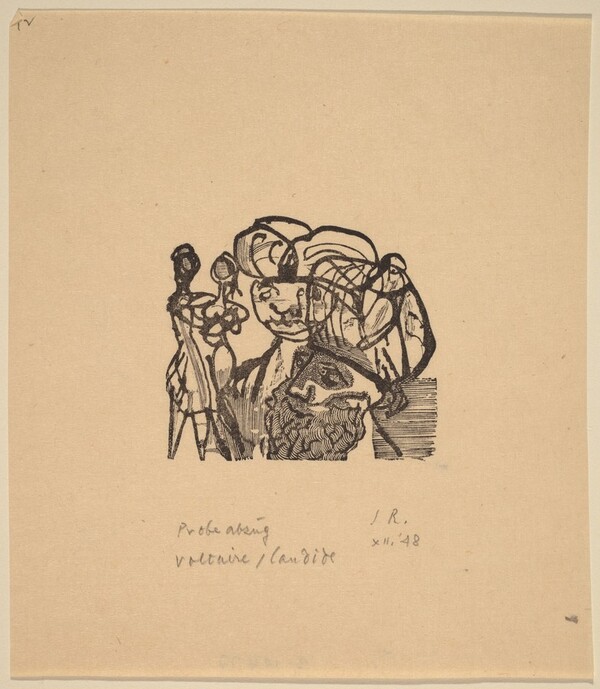 Illustration to Voltaire, "Candide"