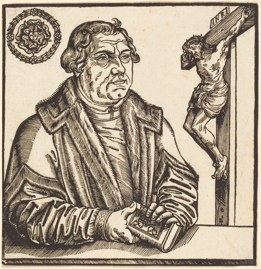 Martin Luther, Half-Length to the Left with a Book in his Hands