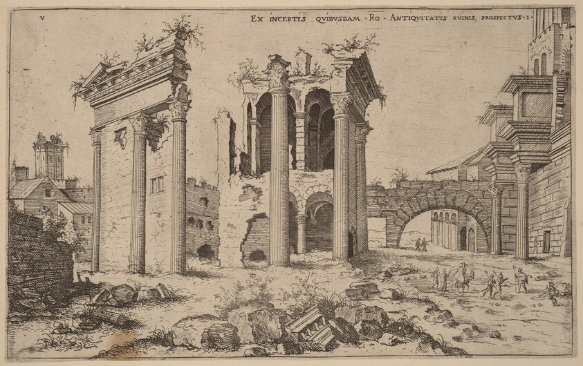 View of the Forum of Nerva