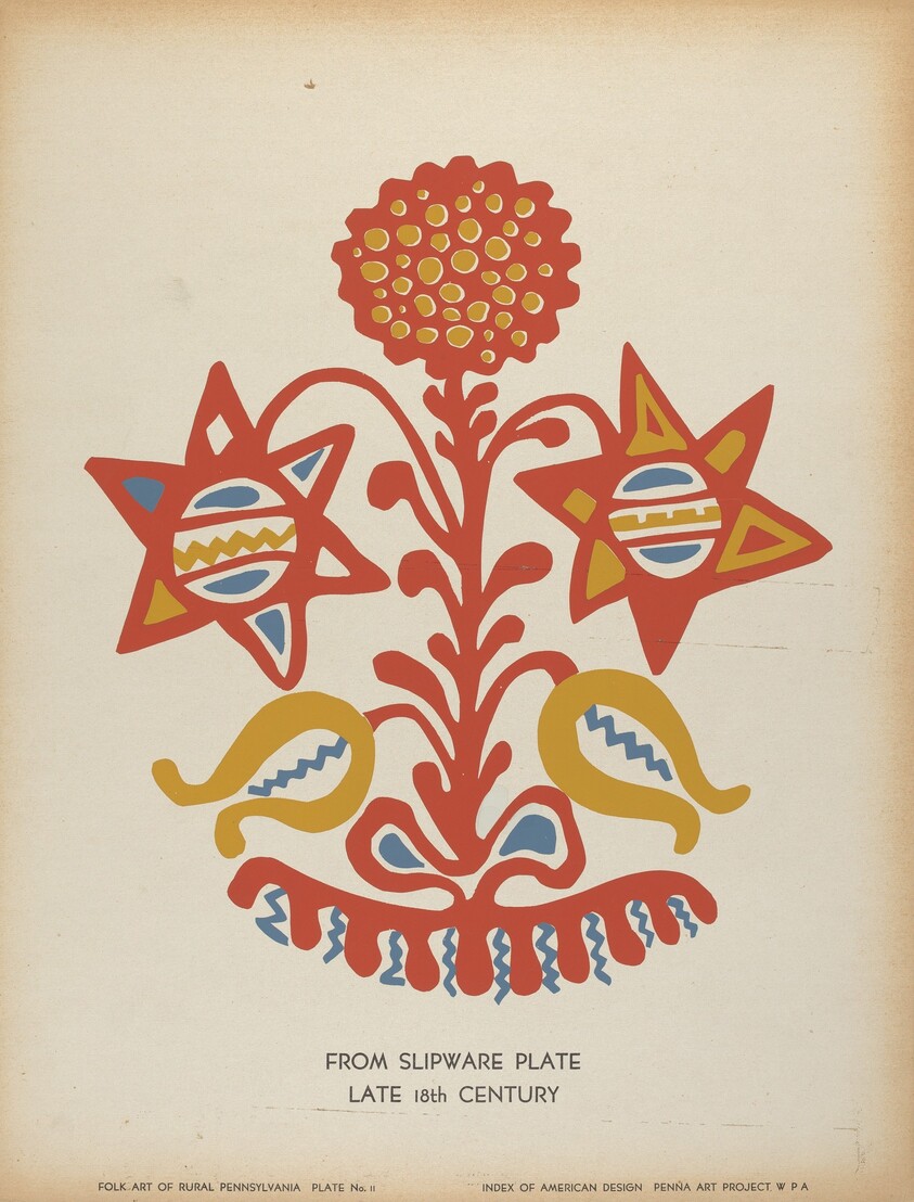 Plate 11: From the Portfolio "Folk Art of Rural Pennsylvania"