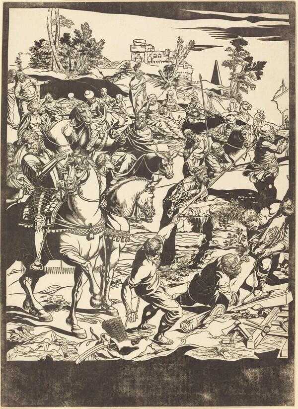 The Crucifixion [left plate]