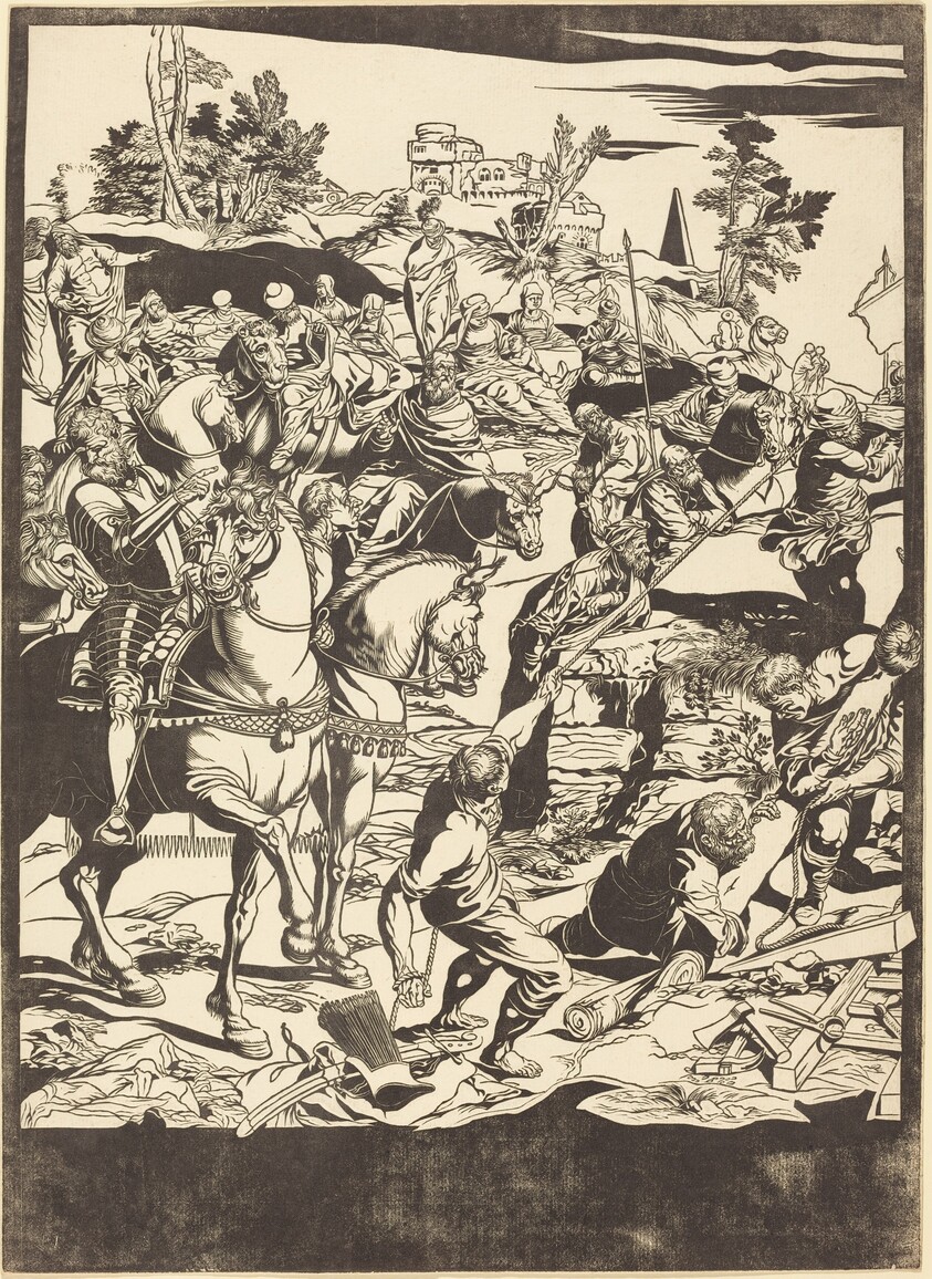 The Crucifixion [left plate]