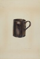 Pa. German Moravian Loving Cup, Archie Thompson, 1938