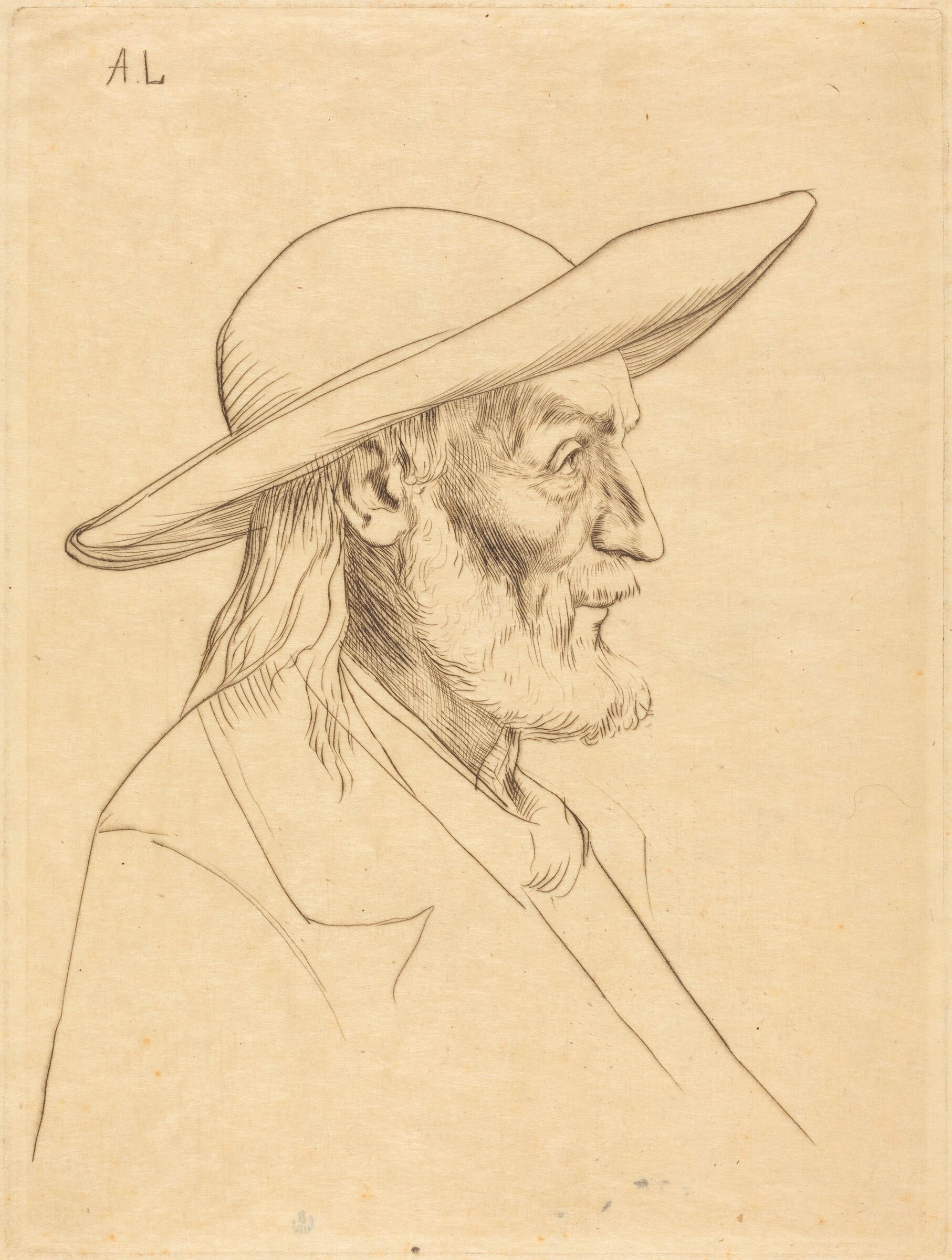 Breton Peasant (Paysan breton), Alphonse Legros