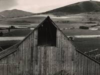 Barn, Utah, Dorothea Lange, 1941, printed no later than 1965