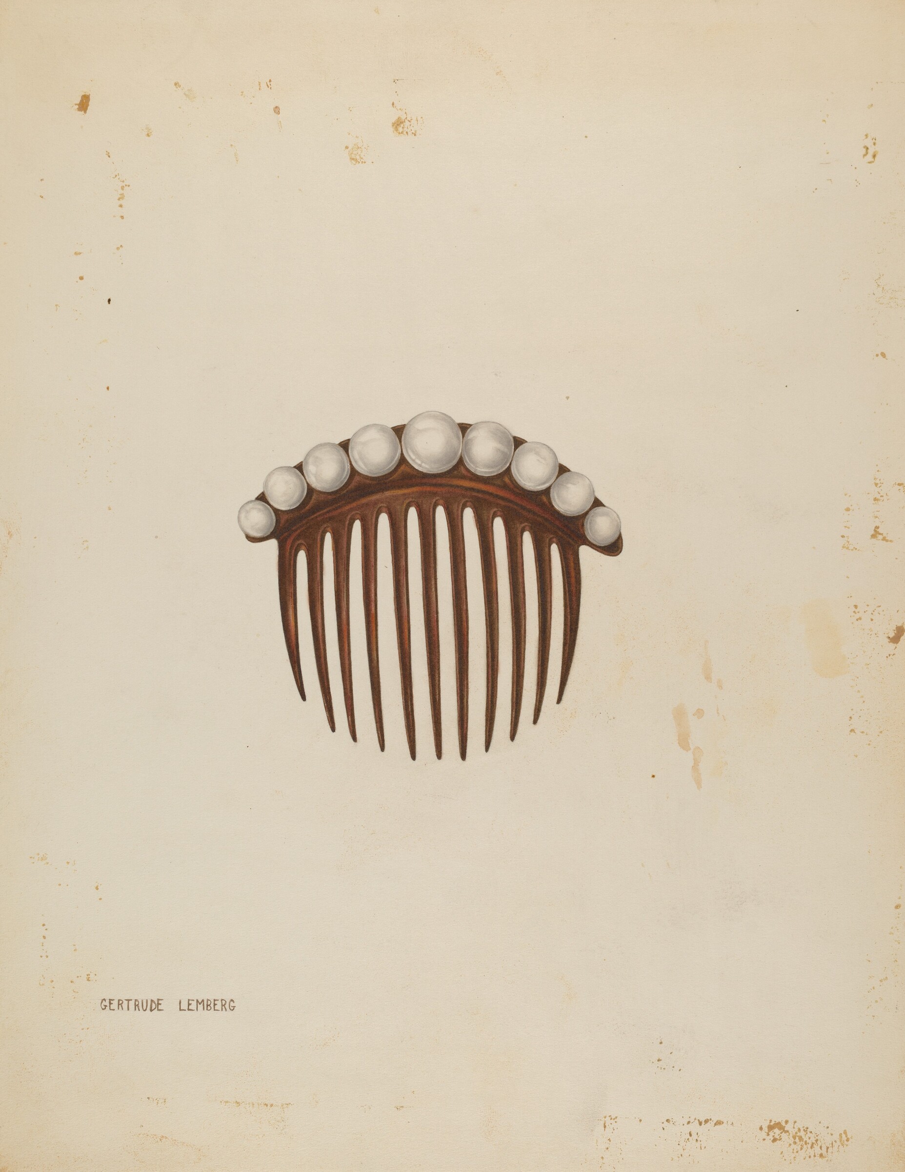 Comb, Gertrude Lemberg, c. 1939