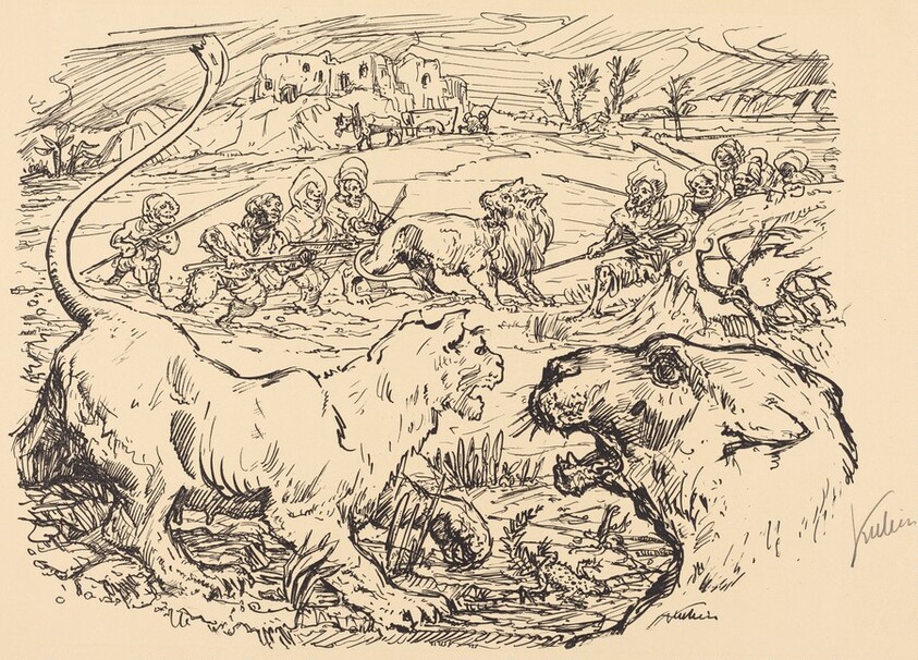 Die Löwenjagd (The Lion Hunt)