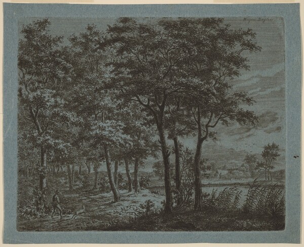 Landscape with a Peasant Carrying Firewood