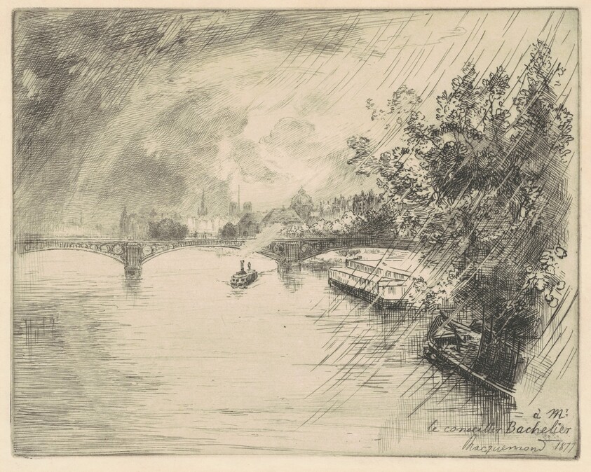 View of the Pont des Saints-Pères