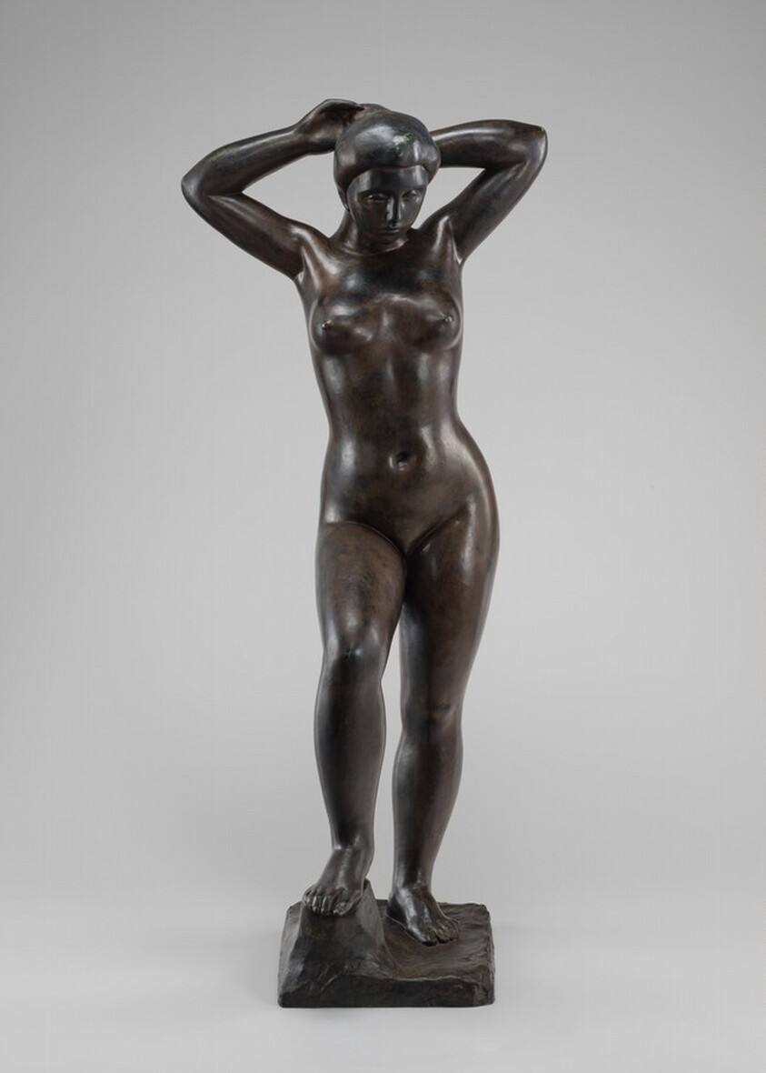 Bather with Raised Arms