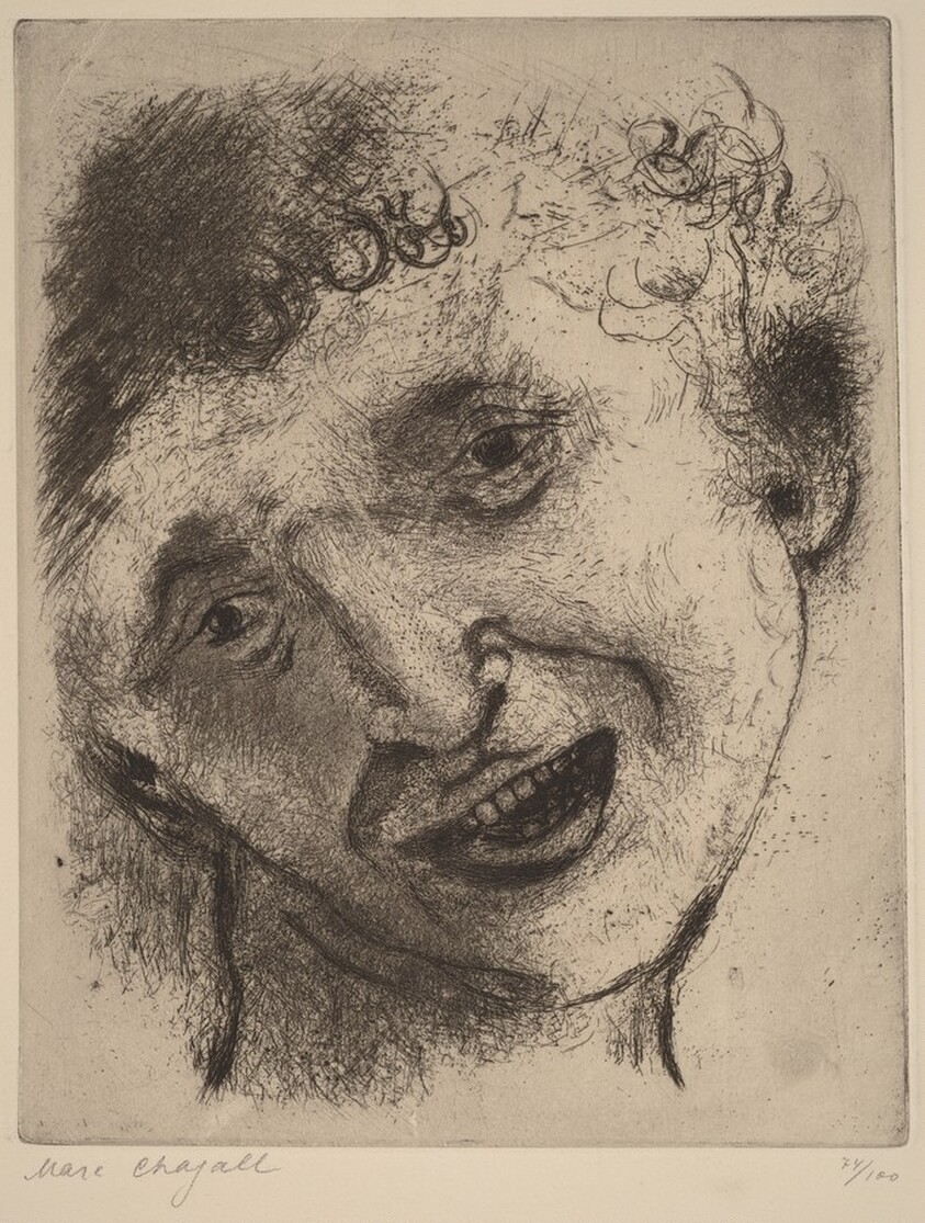Self-Portrait Laughing