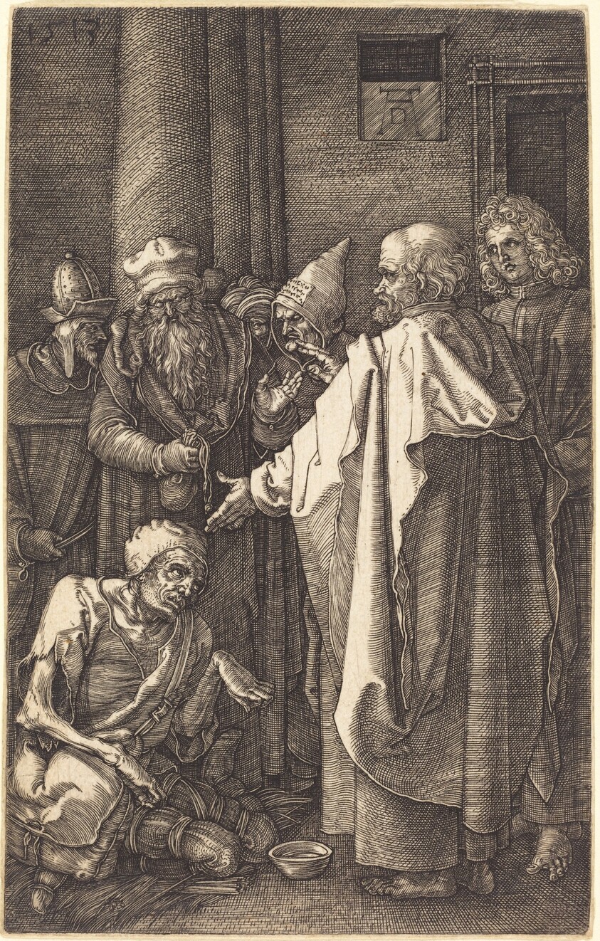 Saint Peter and Saint John Healing a Cripple at the Gate of the Temple