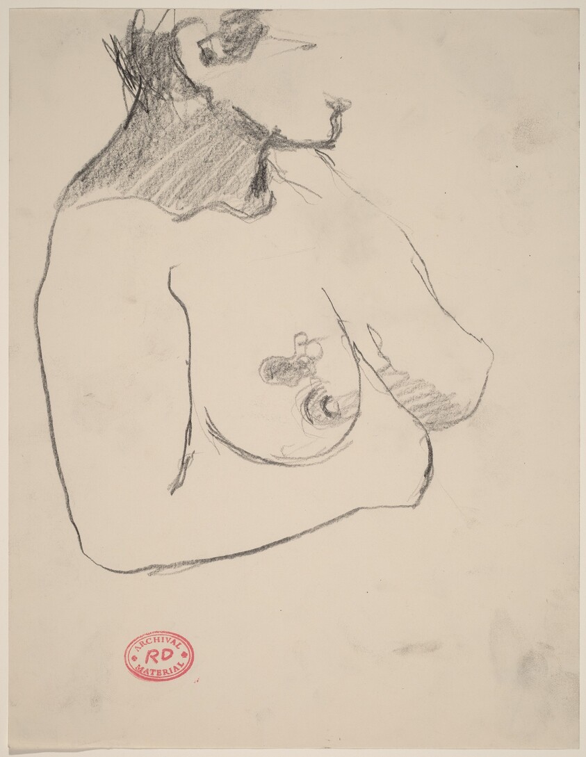 Untitled [nude with tattooed breast]